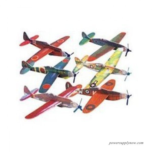 Rothco Foam WWII Assorted Gliders box of 12 Different Planes 48 in Total for sale online